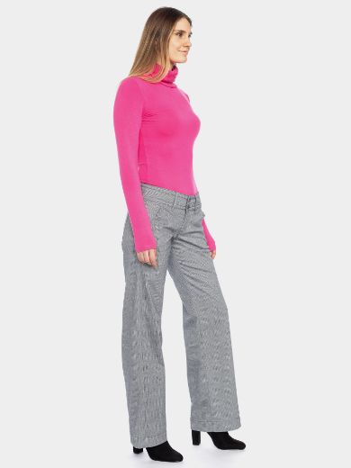 Picture of Lilia trousers wide leg L38 inches, light grey with pattern