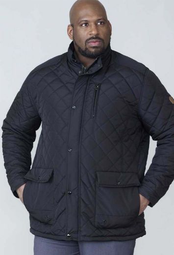 Picture of Justin quilted light weight jacket, black