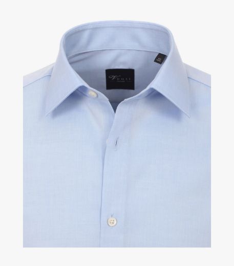 Image de Chemise d'affaires taille longue à manches 72 cm, bleu clair