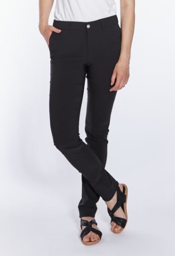 Picture of Eva slim fit trousers L38 inches, black