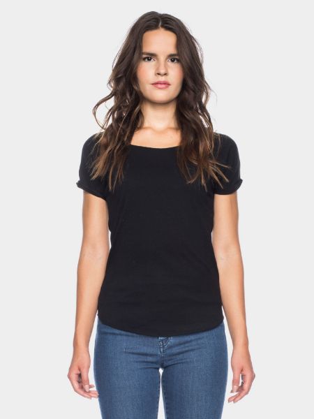 Agrandir l'image de Coton Organique T-Shirt Cleo, noir Image de Coton Organique T-Shirt Cleo, noir
