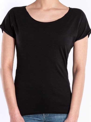 Image de Coton Organique T-Shirt Cleo, noir