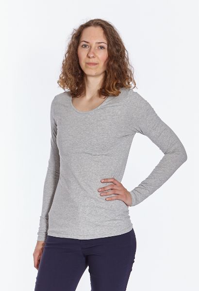 Agrandir l'image de T-Shirt à manches longues et col rond Image de T-Shirt à manches longues et col rond