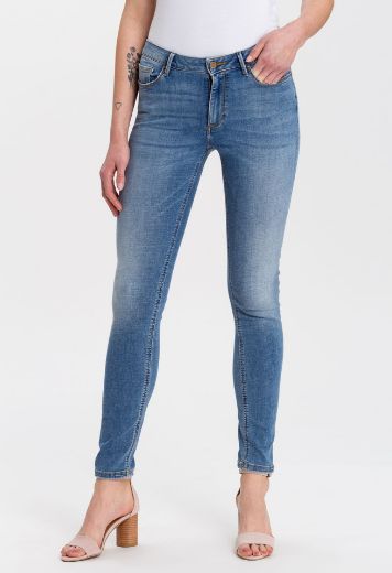 Image de Cross jean Alan coupe skinny L34 & L36 pouces, bleu moyen utilisé