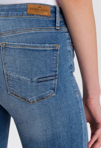 Image de Cross jean Alan coupe skinny L34 & L36 pouces, bleu moyen utilisé