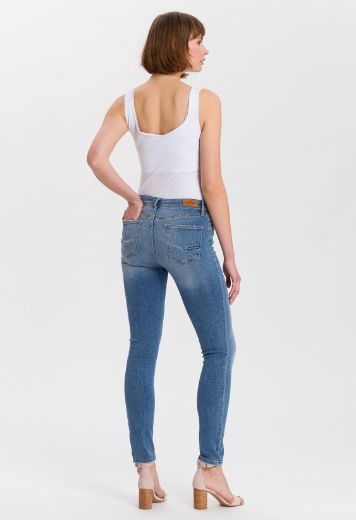 Image de Cross jean Alan coupe skinny L34 & L36 pouces, bleu moyen utilisé