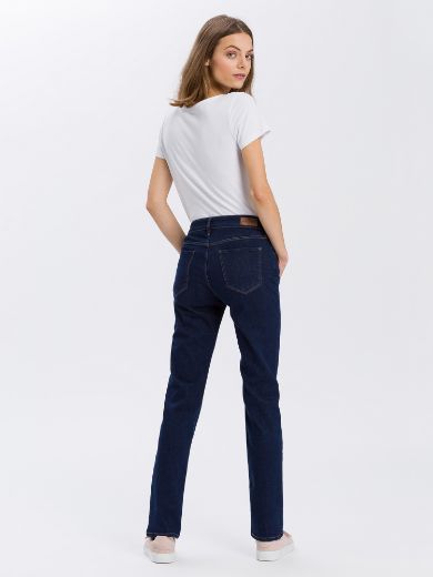 Image de Cross jeans Rose straight leg L36 Inch, bleu foncé