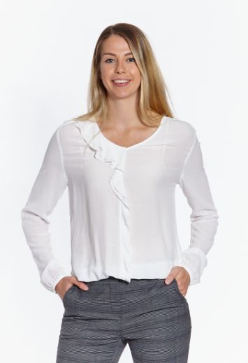 Picture of Blouse with front ruffles
