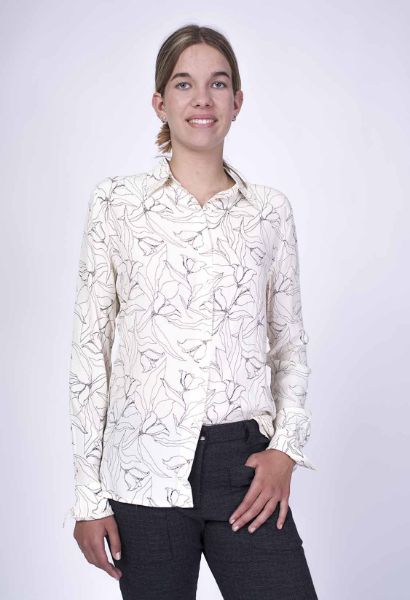 Zeige Details für Bluse mit Print, offwhite Bild von Bluse mit Print, offwhite