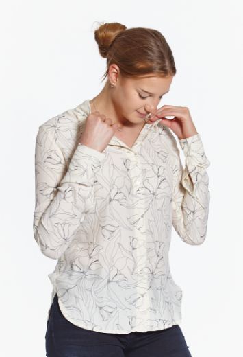 Picture of Blouse with print, offwhite