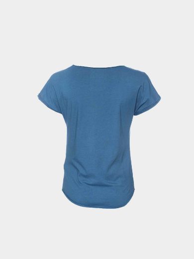 Image de Coton Organique T-Shirt Cleo, bleu stellaire