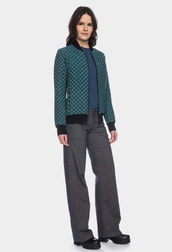 Picture of Lilia fabric pants L36 & L38 inches, black gray checkered