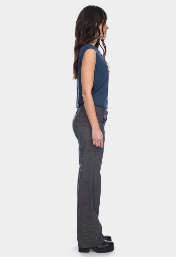 Picture of Lilia fabric pants L36 & L38 inches, black gray checkered