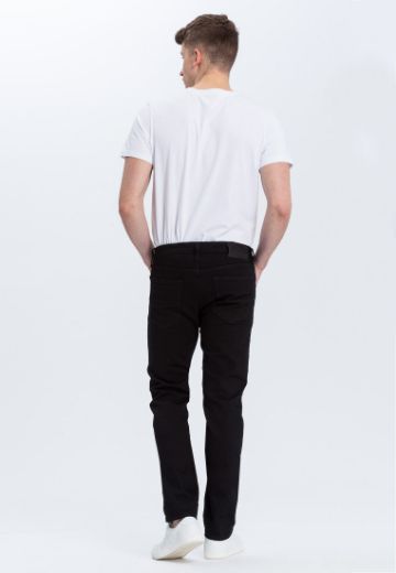 Image de Tall Cross Jeans Damien slim fit L36 & L38 pouces, noir