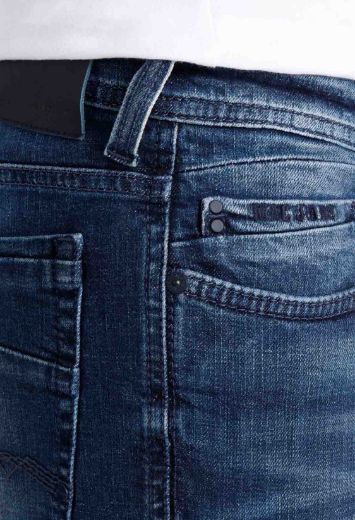 Bild von MAC Jeans Ben loose cut tapered leg L36 Inch, dark indigo washed