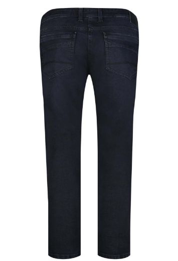 Image de MAC Jeans Ben ample fit L36 inch, noir bleu authentique délavé