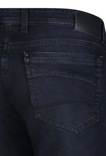 Bild von MAC Jeans Ben loose cut tapered leg L36 Inch, black blue authentic washed
