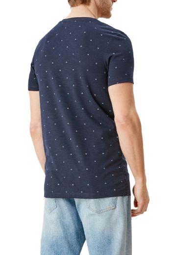 Picture of s.Oliver Tall T-Shirt with Allover Print