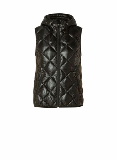 Picture of Vest with hood, black