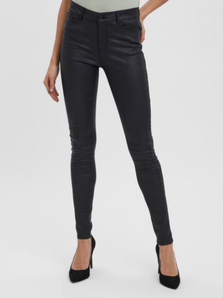 Agrandir l'image de Vero Moda Tall Seven Pantalon Enduit Long et Extra Long Image de Vero Moda Tall Seven Pantalon Enduit Long et Extra Long