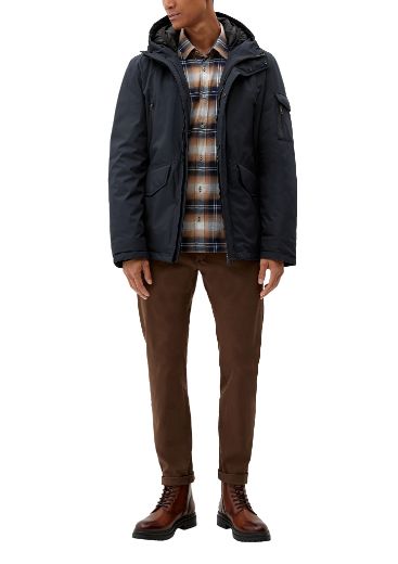 Picture of s.Oliver Tall Warmly Padded Parka, dark blue