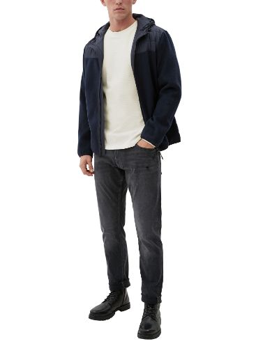 Picture of s.Oliver Tall Jacket with Fleece, dark blue