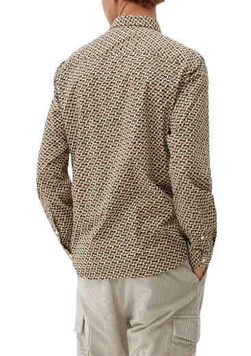 Picture of s.Oliver Tall Shirt Beige Patterned