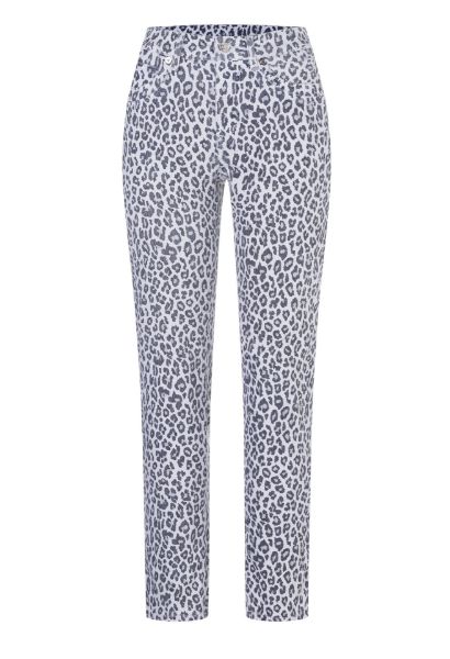 Agrandir l'image de MAC Melanie Pantalon L36 Pouce, vintage grey leopard Image de MAC Melanie Pantalon L36 Pouce, vintage grey leopard