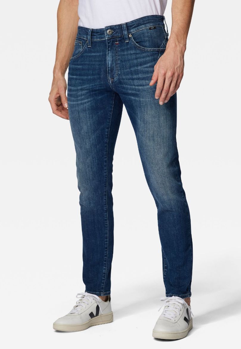 Image de Mavi Jeans James Skinny Fit L36 & L38 pouce, bleu vintage foncé