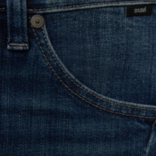 Image de Mavi Jeans James Skinny Fit L36 & L38 pouce, bleu vintage foncé