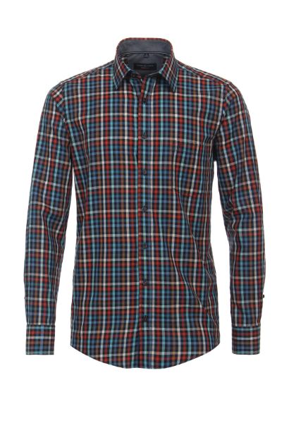 Show details for Casual Fit Long Sleeve Shirt 72 cm Sleeve Length, check blue red Picture of Casual Fit Long Sleeve Shirt 72 cm Sleeve Length, check blue red