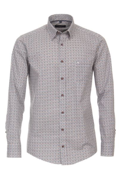 Agrandir l'image de Chemise Casual Fit à Manches Longues 72 cm, imprimé minimal orange blue Image de Chemise Casual Fit à Manches Longues 72 cm, imprimé minimal orange blue