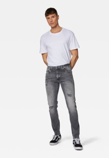 Picture of Tall Mavi Jeans James Skinny Fit L36 & L38 Inch, smoke distressed pro move
