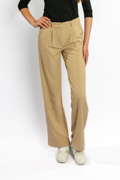 Agrandir l'image de Pantalon Chino Jambe Ample, light beige Image de Pantalon Chino Jambe Ample, light beige