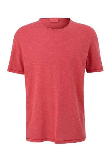 Image de s.Oliver Tall T-shirt à Col Rond Garment Dyed