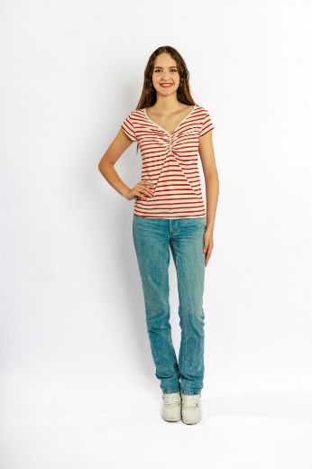 Picture of Ladies T-Shirt Striped