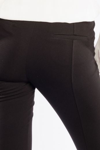 Image de Tall Jacky Zip Jersey Pantalon à Enfiler L38 pouce, noir
