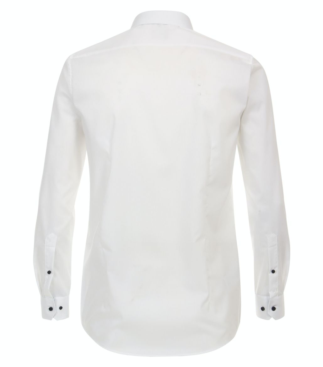 Bild von Body Fit Langarm Hemd 72 cm Ärmellänge, white