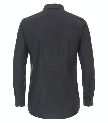 Picture of Body Fit Long Sleeve Shirt 72 cm sleeve length, anthracite structure