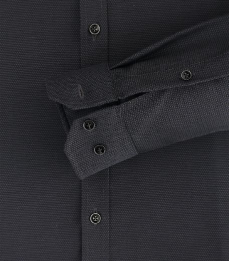 Picture of Body Fit Long Sleeve Shirt 72 cm sleeve length, anthracite structure