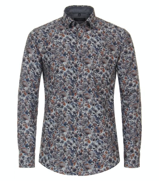 Show details for Tall Casual Fit Long Sleeve Shirt 72 cm, floral blue orange Picture of Tall Casual Fit Long Sleeve Shirt 72 cm, floral blue orange