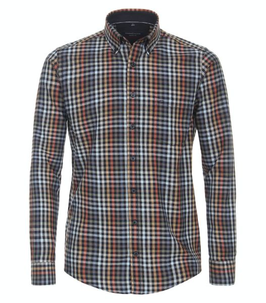 Show details for Tall Casual Fit Long Sleeve Shirt 72 cm sleeve length, blue multi check Picture of Tall Casual Fit Long Sleeve Shirt 72 cm sleeve length, blue multi check