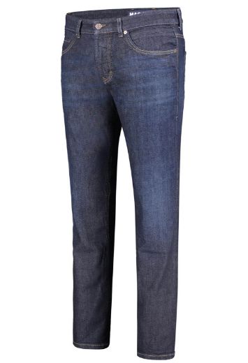 Picture of MAC jeans Arne Pipe DenimFLEXX L38 inches, dark blue rinsed