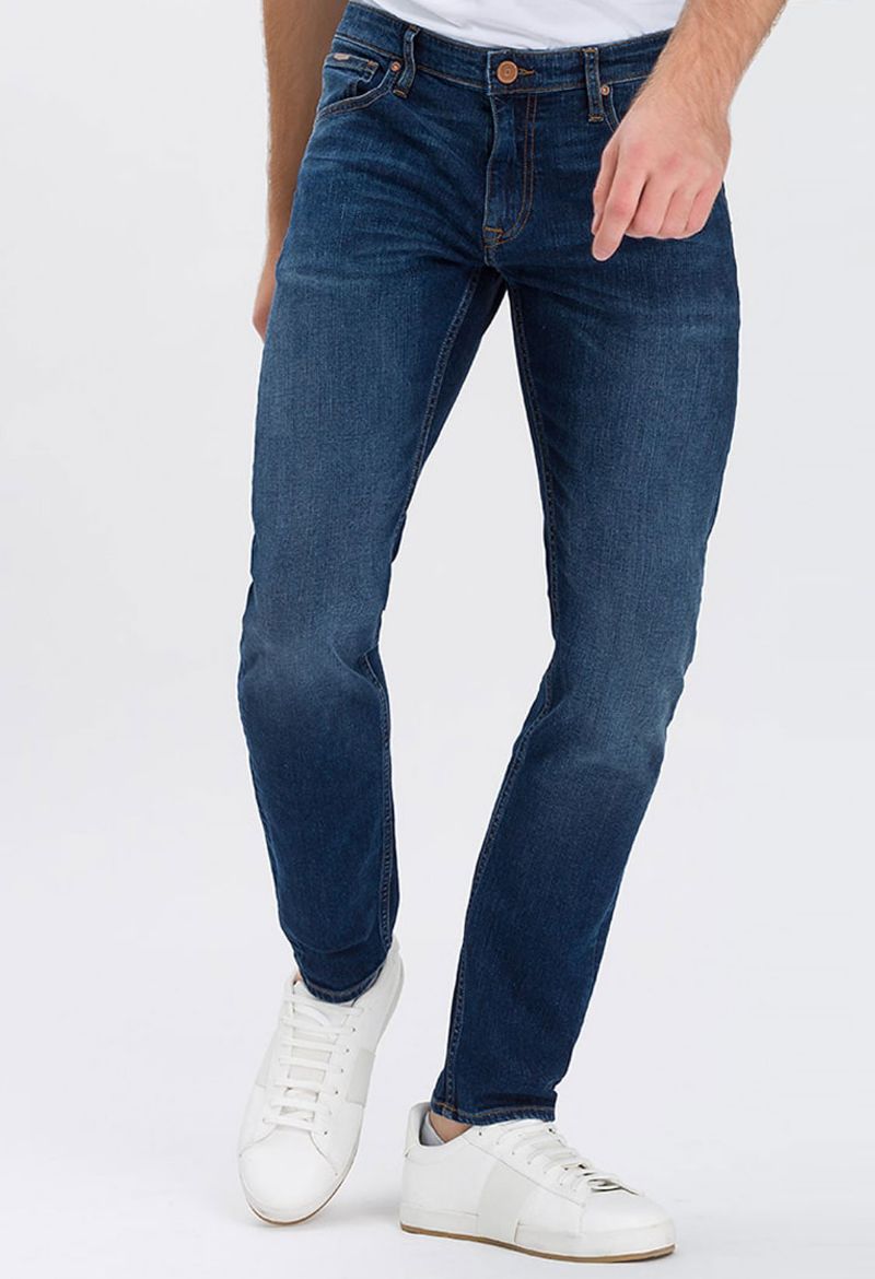 Bild von Tall Cross Jeans Damien Slim Fit L36 & L38 Inch, stone blue