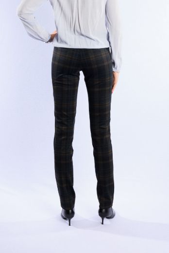 Image de Tall Jacky Zip Jersey Pantalon à Enfiler L38 pouce, carreaux