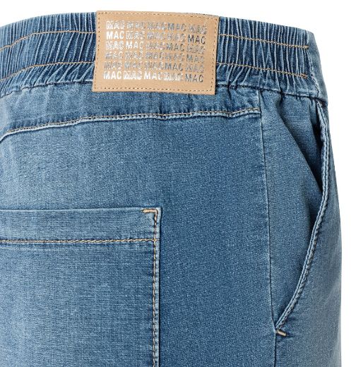 Image de Tall Chiara Pull-on Fluid Denim Jeans L34 & L36 Inch, bleu authentique