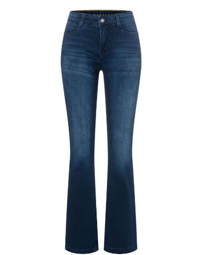 Image de Tall Dream Wonder Light Denim Bootcut Jeans L34 & L36 Inch, bleu nuit lavé