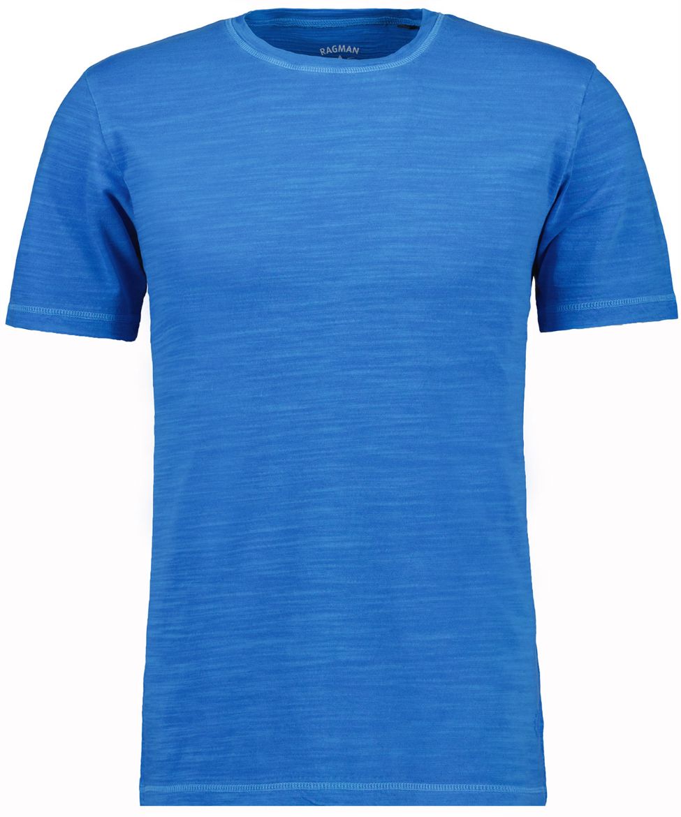 Image de Tall T-shirt Hommes Slub Yarn, bleu azuré