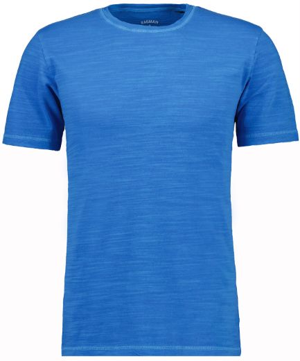 Image de Tall T-shirt Hommes Slub Yarn, bleu azuré