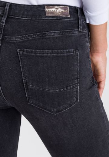 Picture of Cross jeans Alan skinny L36, black stars